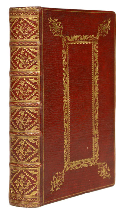 A near fine edition of Baskerville's Book of Common Prayer, Book of Psalms, and Psalms of David, bound in contemporary red panelled morocco gilt.