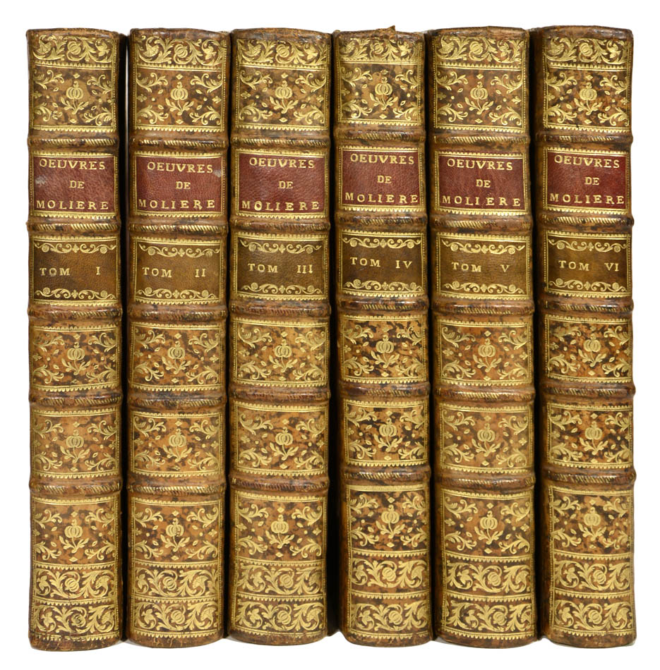 Highly esteemed by Gordon Ray, who writes: 'The book's format is noble, Molière's text is presented with more care than ever before...'; 1734.