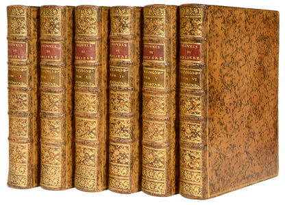 Highly esteemed by Gordon Ray, who writes: 'The book's format is noble, Molière's text is presented with more care than ever before...'; 1734.