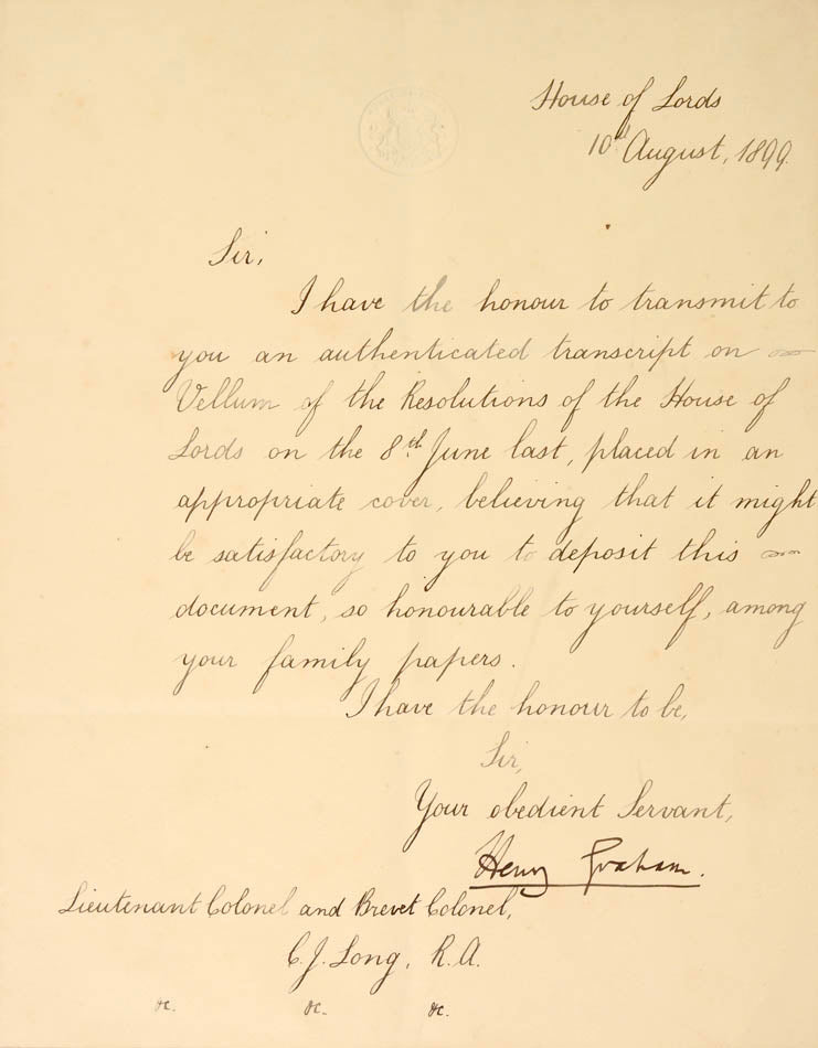 Printed on vellum and bound in the finest morocco, a tribute to the participants in the capture of Khartoum, including Kitchener, in the Nile Campaign 1896