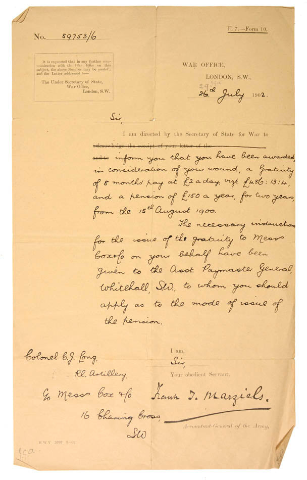 Printed on vellum and bound in the finest morocco, a tribute to the participants in the capture of Khartoum, including Kitchener, in the Nile Campaign 1896
