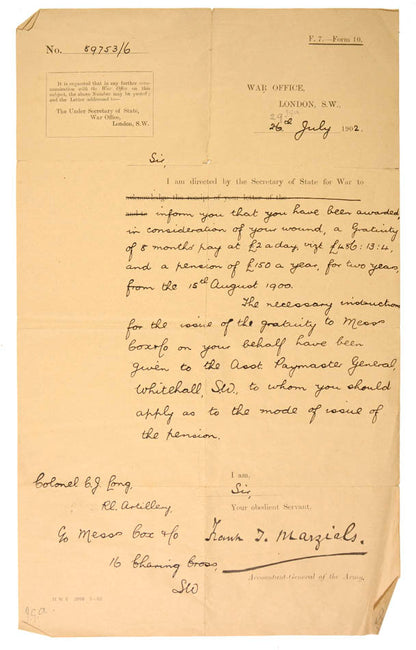 Printed on vellum and bound in the finest morocco, a tribute to the participants in the capture of Khartoum, including Kitchener, in the Nile Campaign 1896