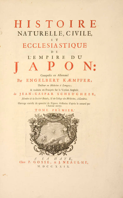 Kaempfer was with the VOC in Nagasaki as a physician. He made two extensive trips around Japan in 1691-2 collecting an astonishing amount of information.