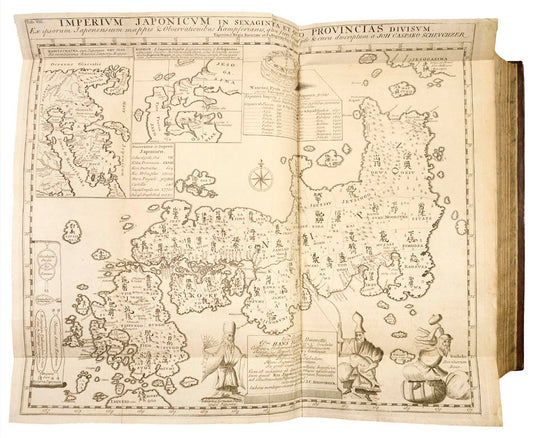 Kaempfer was with the VOC in Nagasaki as a physician. He made two extensive trips around Japan in 1691-2 collecting an astonishing amount of information.