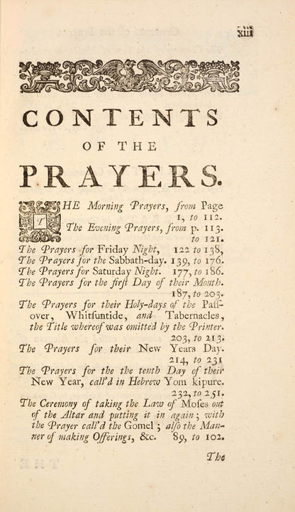 Abraham Mears' Book of Religtion is the earliest translation to English of the Jewish prayer-book.