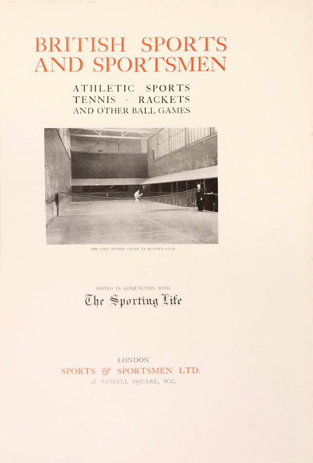 A near fine copy of this limited edition from the British Sports and Sportsmen series; photogravure plates, publisher's chamfered red morocco gilt.