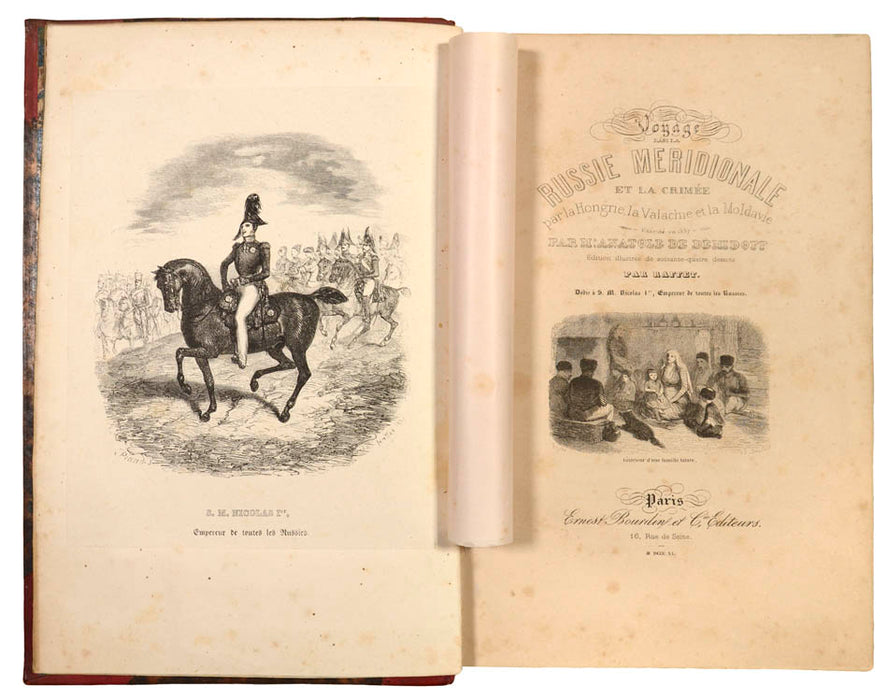 Voyage dans la Russie meridionale et la Crimee, par la Hongrie, la Valachie et la Moldavie.