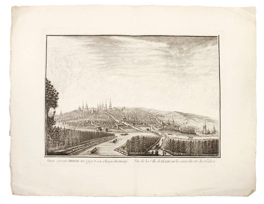 a collection of the earliest views of the russian cities on the volga river and in siberia, engraved by russian masters