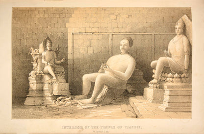 The decorative plates include views and people of Batavia, Penang and Singapore.