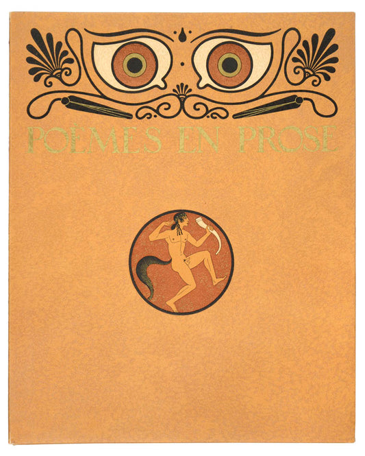 The present work is illustrated by George Barbier who provides beautiful illustrations of the mythological Centaur and the Bacchante, a follower of Bacchus