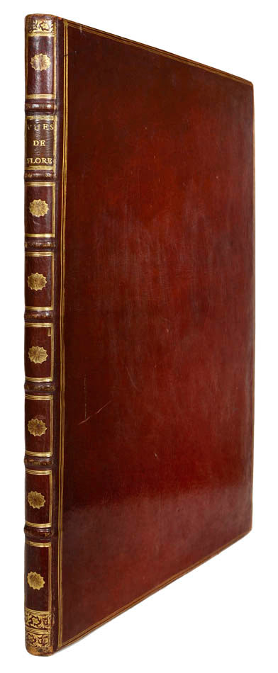 A complete set of the finest pictorial record of the historical architecture of Florence in the XVIII century. In red morocco by Derome. 24 plates.