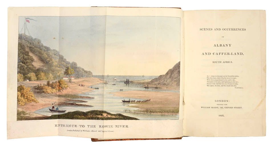 Scarce. An account of a three month stay in South Africa in 1825. Much information on the Kaffirs and Graham's Town.