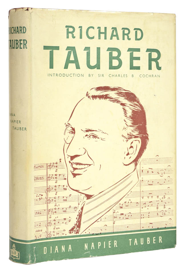 A very good first edition of this biography of Richard Tauber by his wife, with tipped-in card bearing his signature.