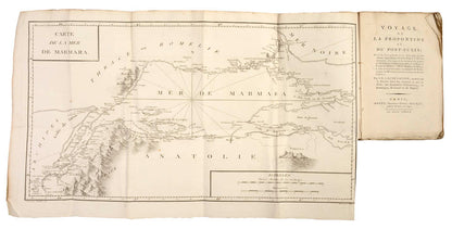 First edition of LeChevalier's acount of his exploration of the Black Sea regions.  With maps including the Sea of Marmora and Constantinople.