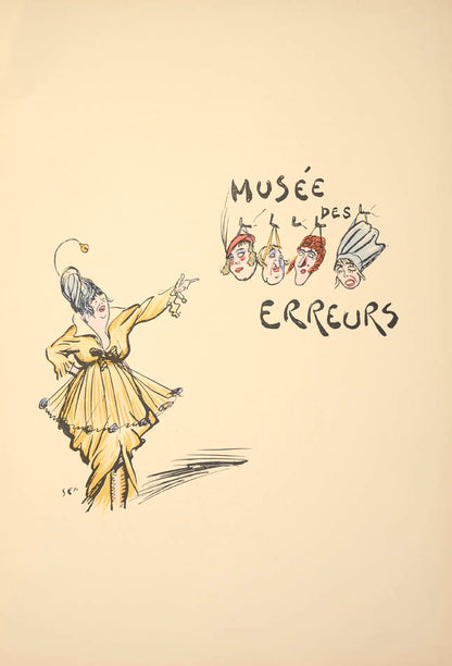 In this lively album Sem illustrates pre war fashion with 16 pages of full page pochoir prints depicting fashionable ladies in fashionable hats.