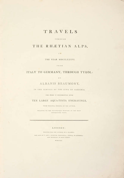 Beaumont's accounts of these journeys show a lively interest in the classical history of the area.