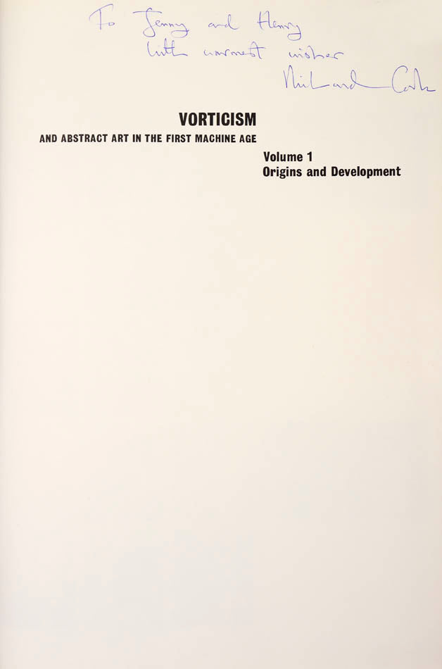 Art critic Richard Cork's many books include this ground-breaking study of Vorticism, for which he was awarded the John Llewellyn Rhys Prize in 1977.