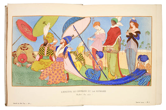 Hugely influential, Gazette du Bon Ton: Art, Modes, et Frivolities reflected all the early 20th century developments in fashion & lifestyle. Pochoir. 