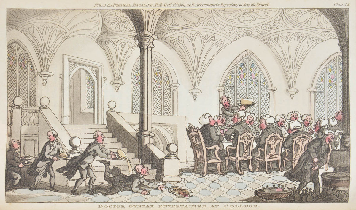 An attractive morocco-bound set, containing some of Thomas Rowlandson's best-known images. 