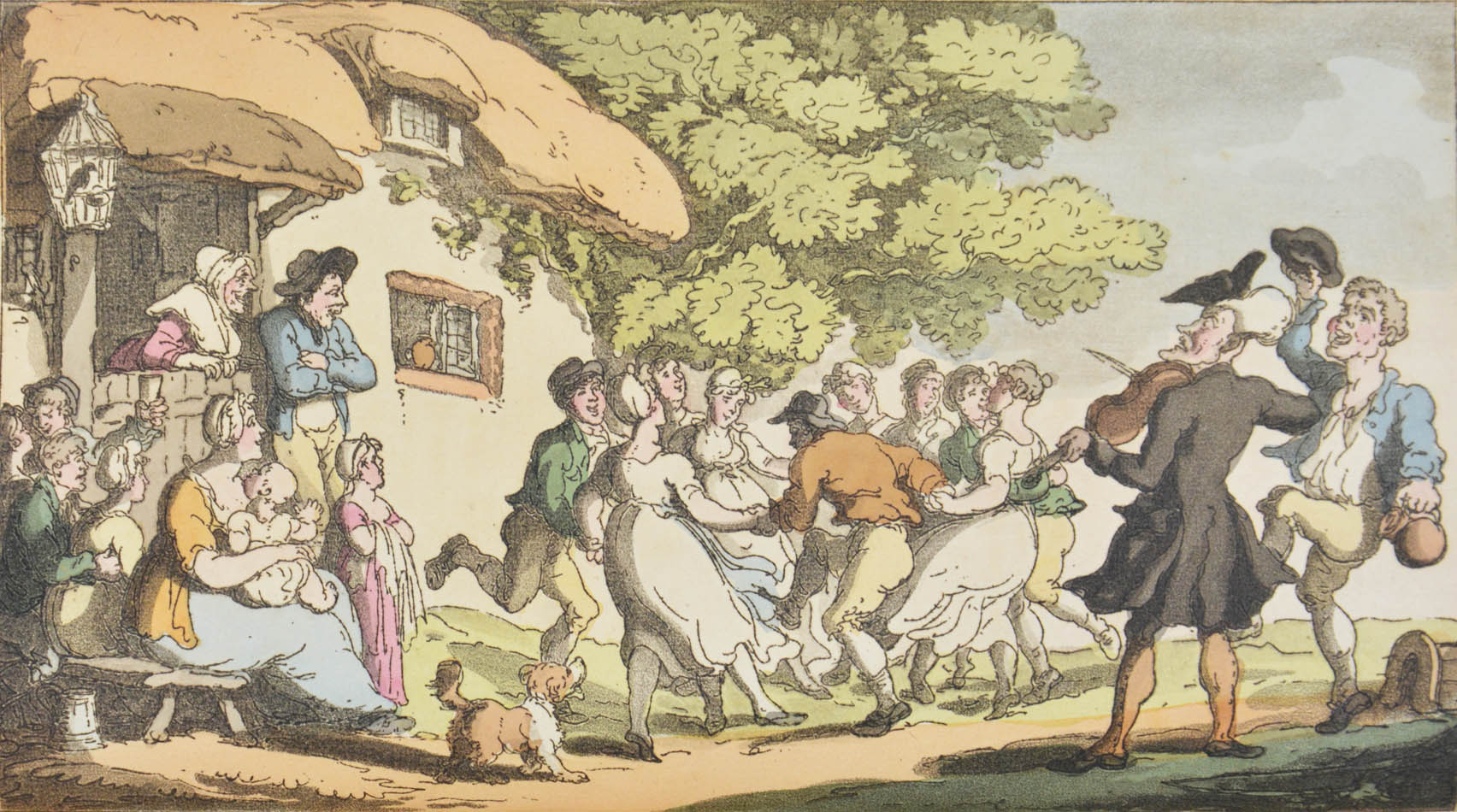 An attractive morocco-bound set, containing some of Thomas Rowlandson's best-known images. 