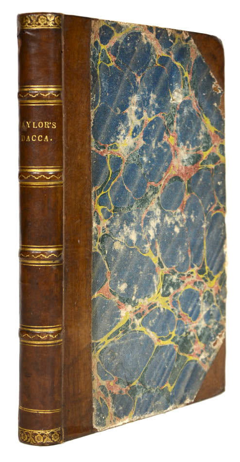 A rare Calcutta imprint by James Taylor and including a valuable survey of the city and information on the important muslin trade.