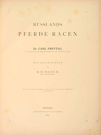 Russlands Pferde-Racen.