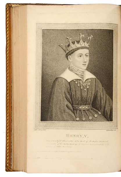 A very good, pleasing set of the Plays of William Shakespeare in 15 vols, extra-illustrated with about 145 engraved plates, straight-grain morocco.