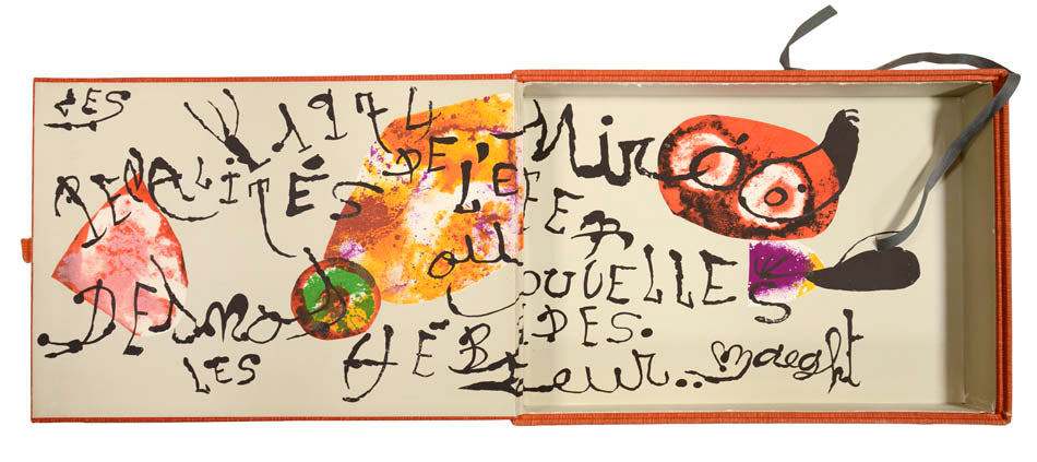 One of 200 copies, a fine example signed by Miro in red pencil, 20 colour lithographs and 5 black & white by Miro, illustrating Desnos' first work in prose