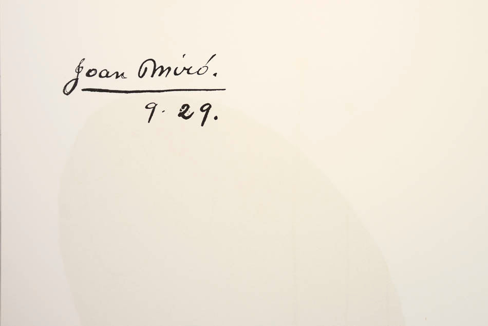 One of 200 copies, a fine example signed by Miro in red pencil, 20 colour lithographs and 5 black & white by Miro, illustrating Desnos' first work in prose