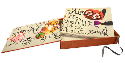 One of 200 copies, a fine example signed by Miro in red pencil, 20 colour lithographs and 5 black & white by Miro, illustrating Desnos' first work in prose
