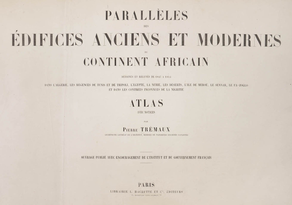 Rare photographs by Trémaux, which rank among the earliest endeavours to record indigenous people by photography