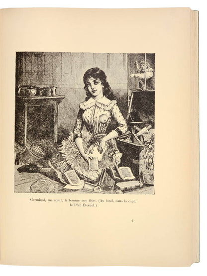 La femme 100 têtes was the first of three collage-novels by Max Ernst. The artist forges a universe of mystery. One of 900 copies, 147 plates after Ernst.