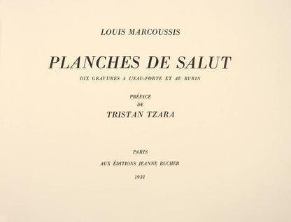 One of the most delightful of all Cubist illustrated books with an introduction by Tristan Tzara. Marcoussis illustrates quotations by favourite authors. 