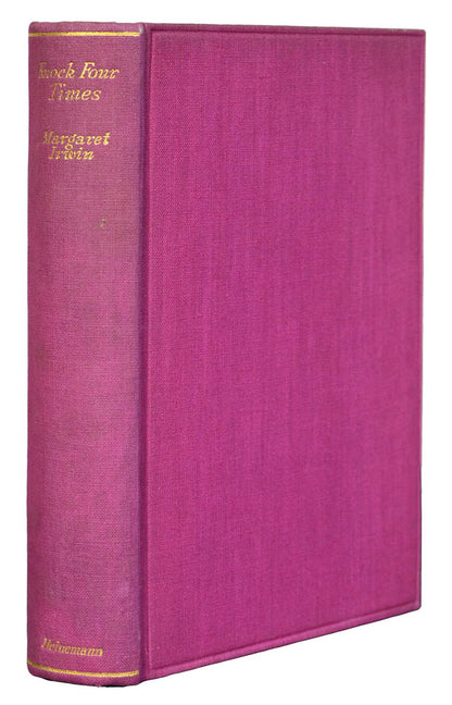 'Knock Four Times is a story of present-day London, the London of little flats and haphazard hospitality, the London of the young and poor and friendly.'