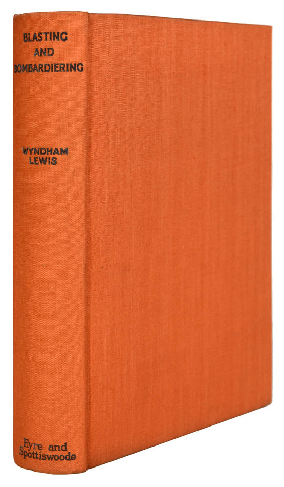 First edition of the first of two primarily autobiographical works by Wyndham Lewis, followed by Rude Assignment (1950).