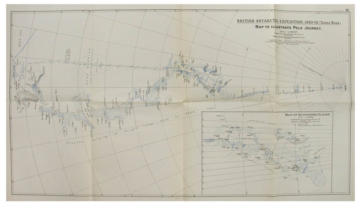 The cartographic record of the British Antarctic Expedition (Terra Nova) 1910-1913.