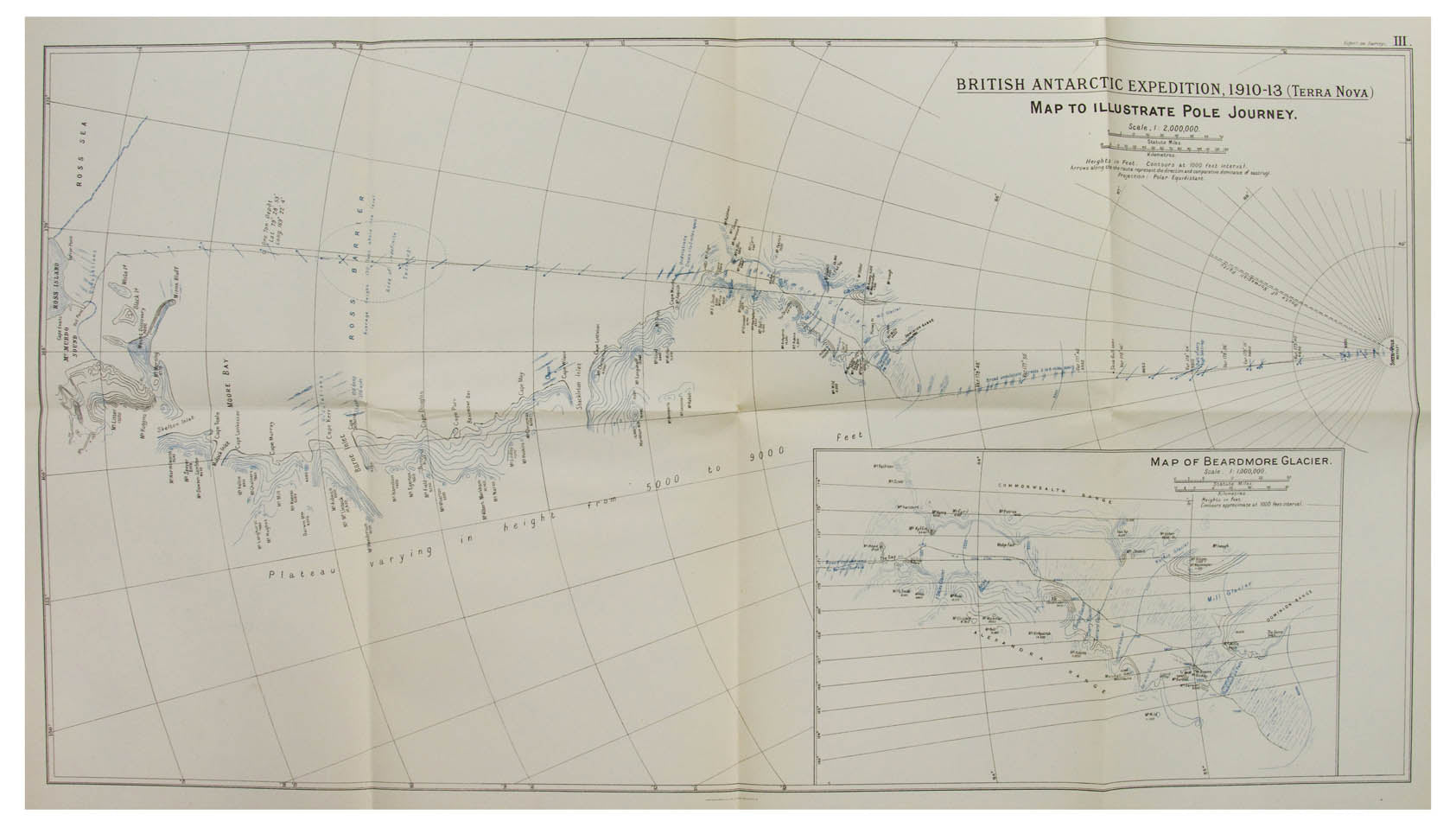The cartographic record of the British Antarctic Expedition (Terra Nova) 1910-1913.