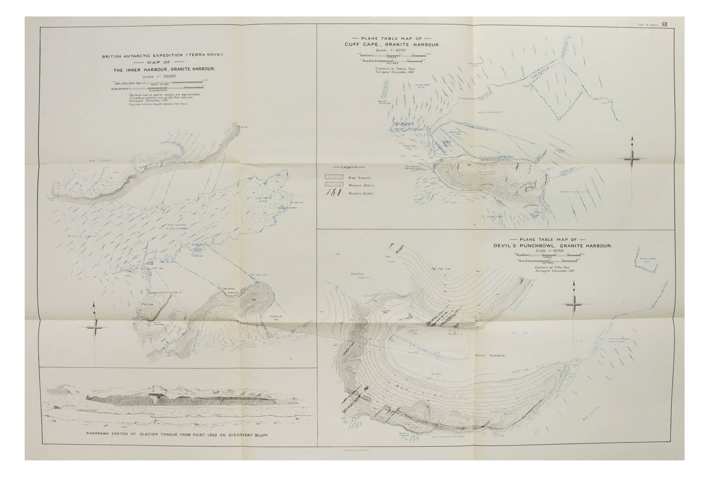 The cartographic record of the British Antarctic Expedition (Terra Nova) 1910-1913.