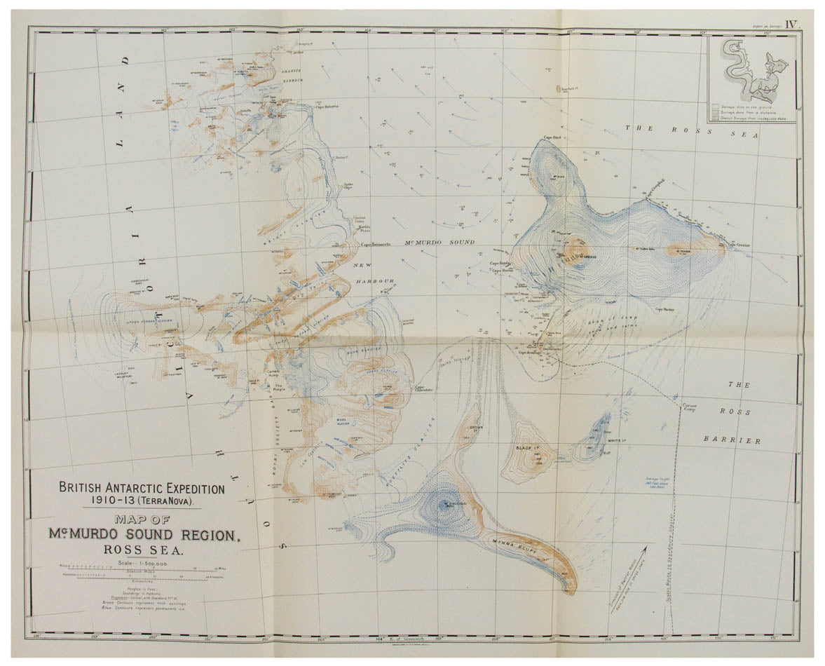 The cartographic record of the British Antarctic Expedition (Terra Nova) 1910-1913.
