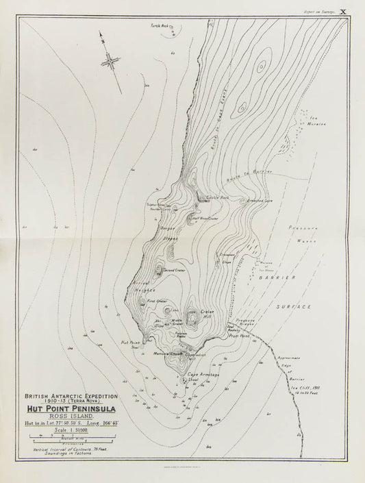 The cartographic record of the British Antarctic Expedition (Terra Nova) 1910-1913.