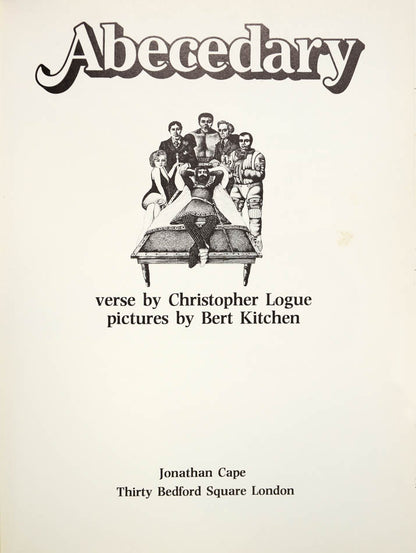 An illustrated 'alphabet' comprising poems relating to historical and modern subjects, with pictures by Bert Kitchen.