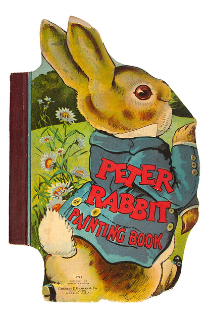 Four pirate editions of Beatrix Potter's story of Peter Rabbit, including a painting book and Hollywood Vue Tone Talking Slides and a foldaway eidition, 1925 - 1942