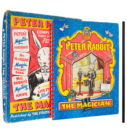 Four pirate editions of Beatrix Potter's story of Peter Rabbit, including a painting book and Hollywood Vue Tone Talking Slides and a foldaway eidition, 1925 - 1942