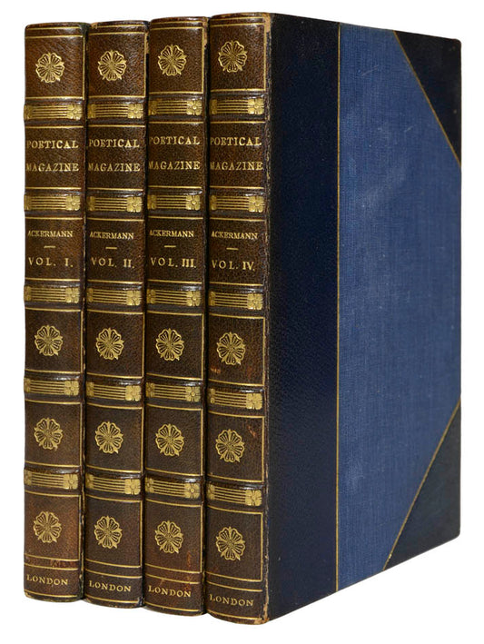 A periodical containing some of Thomas Rowlandson's best-known images, 52 aquatint plates, including the 28 for the Schoolmaster's Tour.