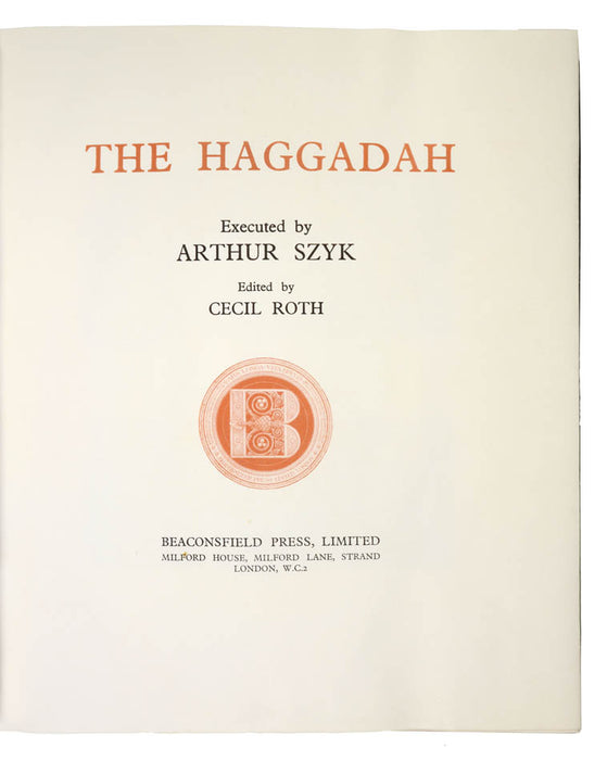 The Haggadah.