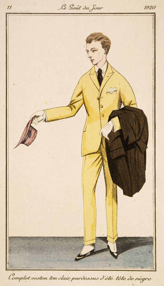 A fine complete set with proofs of one of the most beautiful fashion magazines to appear in France after the Great War. Art Deco style personified.