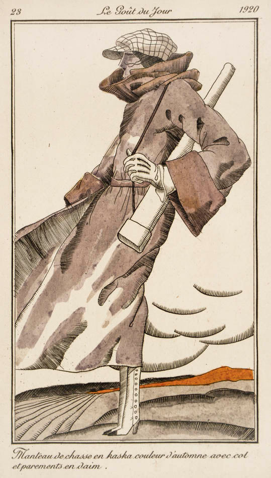 A fine complete set with proofs of one of the most beautiful fashion magazines to appear in France after the Great War. Art Deco style personified.