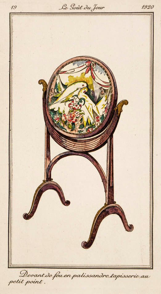 A fine complete set with proofs of one of the most beautiful fashion magazines to appear in France after the Great War. Art Deco style personified.