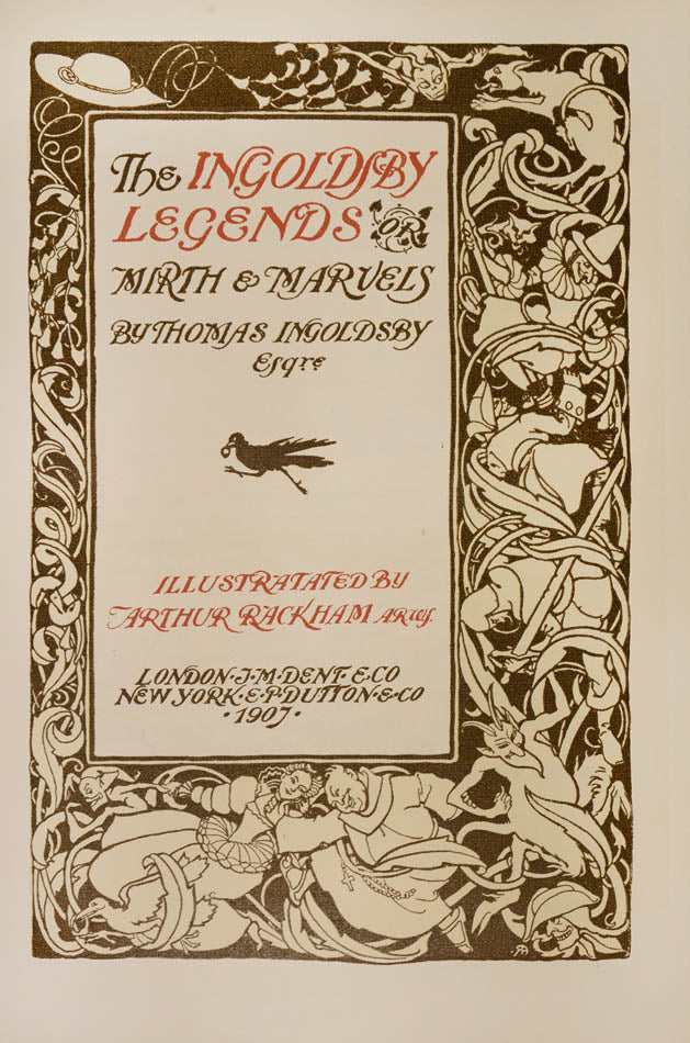 The limited large-paper edition limited to 560 copies signed by the artist Arthur Rackham of the classic legends of Thomas Ingoldsby.