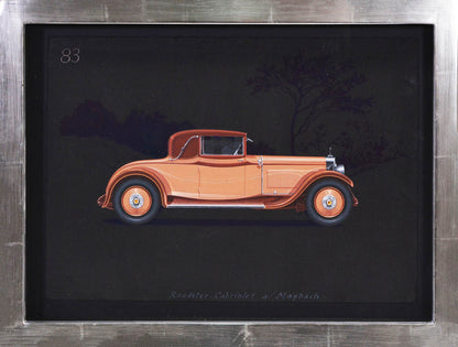 Roadster Cabriolet coachwork design by Alexis Kellner AG for the Maybach Type 12.